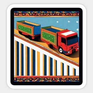 Pakistani Truck Art Style Sticker